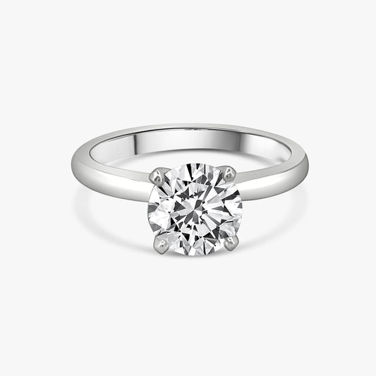 Solitaire Round Brilliant Engagement Ring